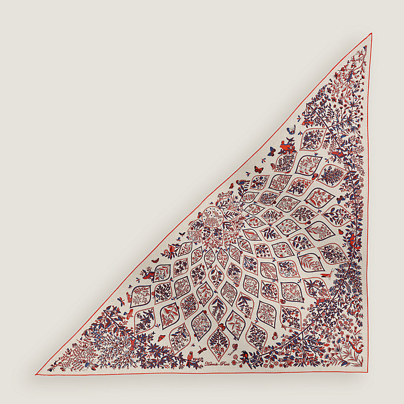Plantes Officinales triangle - Blue | Hermès Mainland China